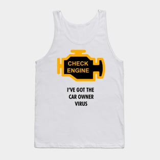 Car Owner Virus Tank Top